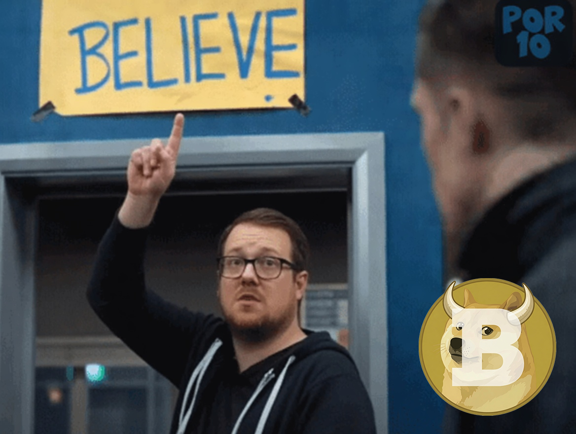 Believe in Bogecoin community meme