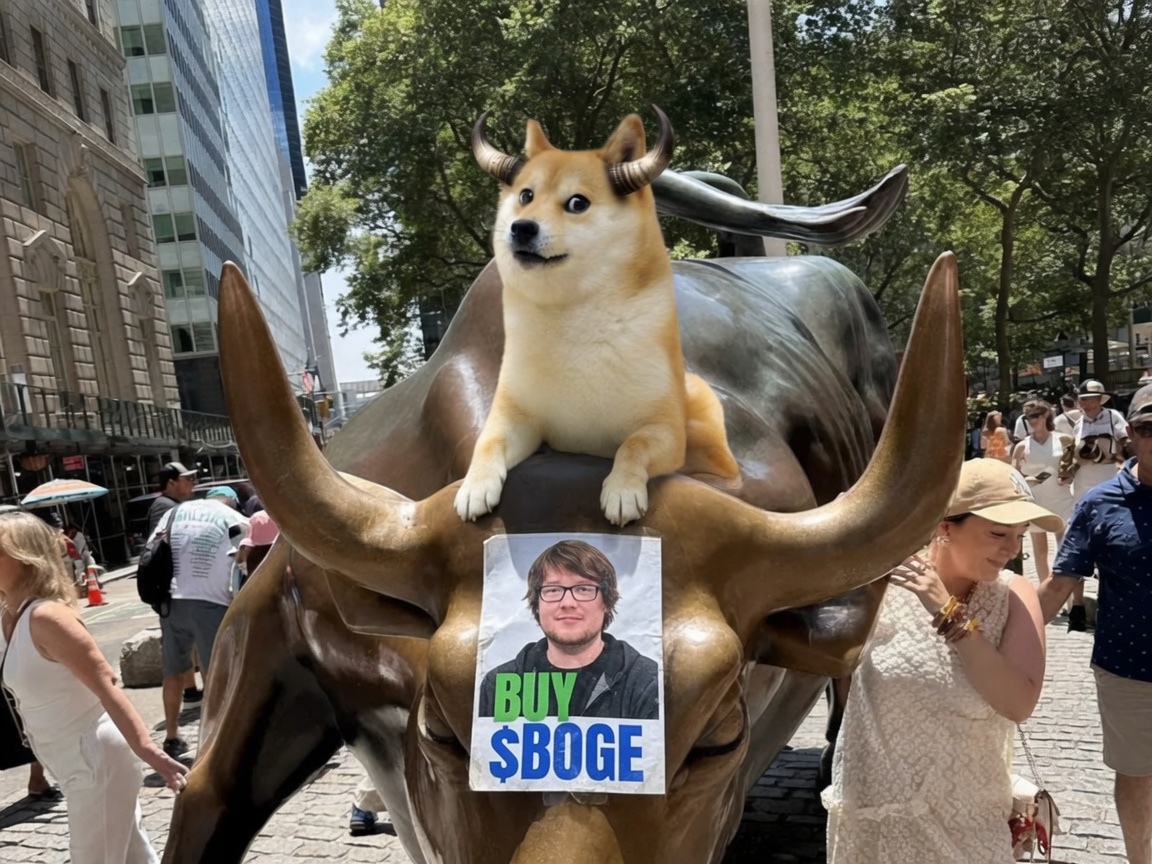 Bull Doge Bogecoin community meme